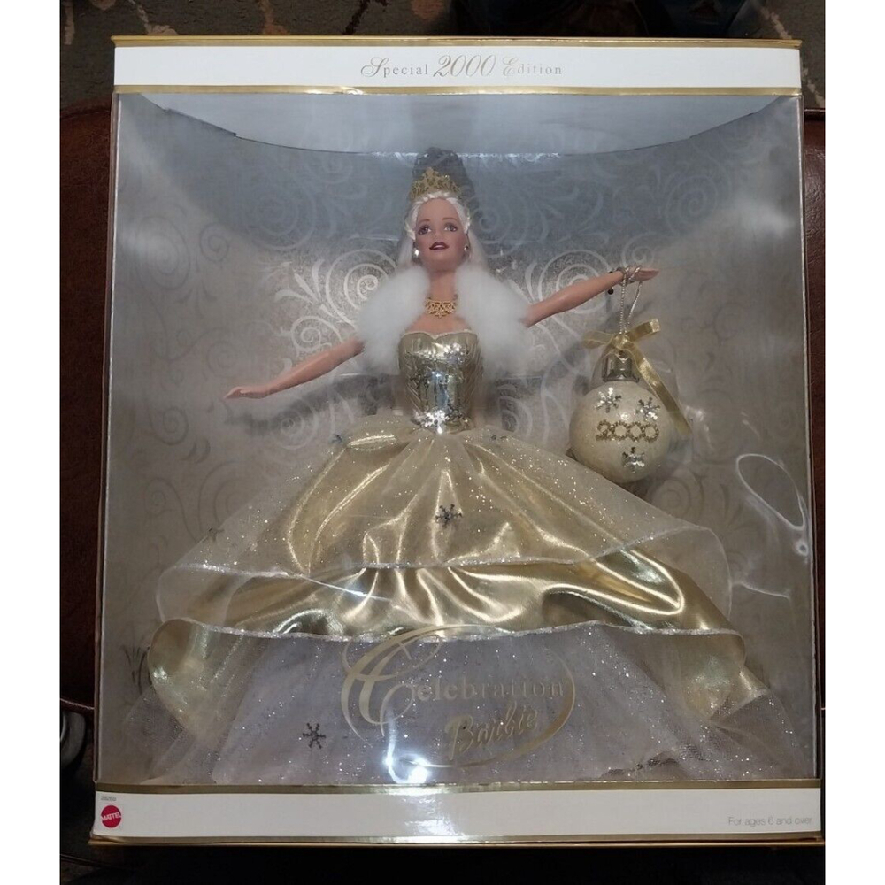 2000 Holiday Celebration Barbie Doll Special Edition Mattel NIB #28269